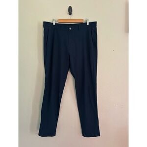 Lululemon Commission ABC Pant Men 38x31.5 Navy  Slim Fit Warpstreme Stretch